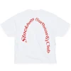 Stockholm Surfboard Club Regular Back Logo T-Shirt White/Red