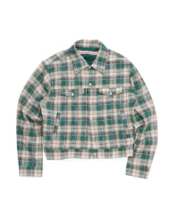 Stockholm Surfboard Club Terrence Jacket Green Check