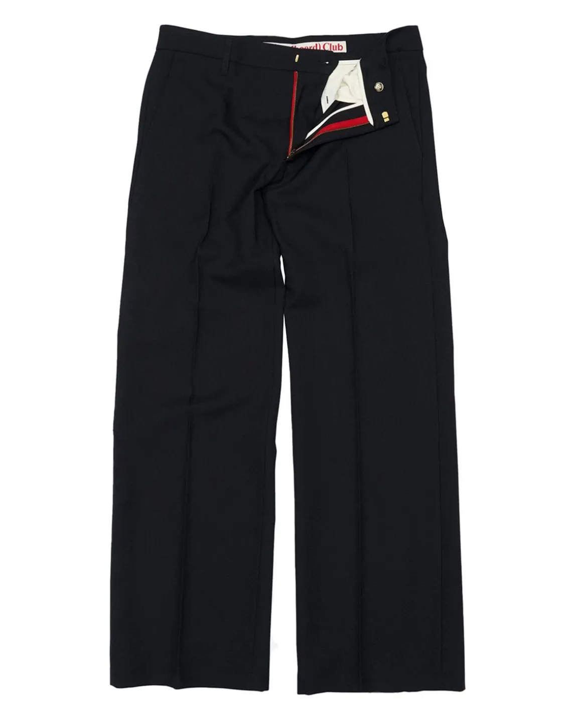 Stockholm Surfboard Club Sune Tailored Bootcut Trousers Black