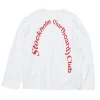 Stockholm Surfboard Club Greg Back Logo Long Sleeve White