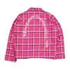 Stockholm Surfboard Club Club Overshirt Pink Check