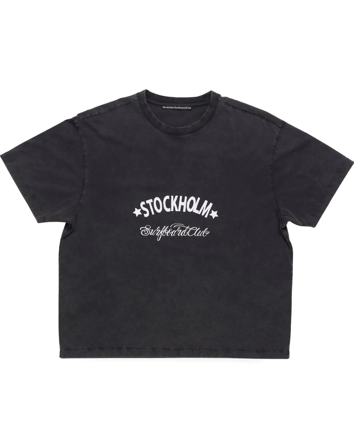 Stockholm Surfboard Club Box Tee Sign Black