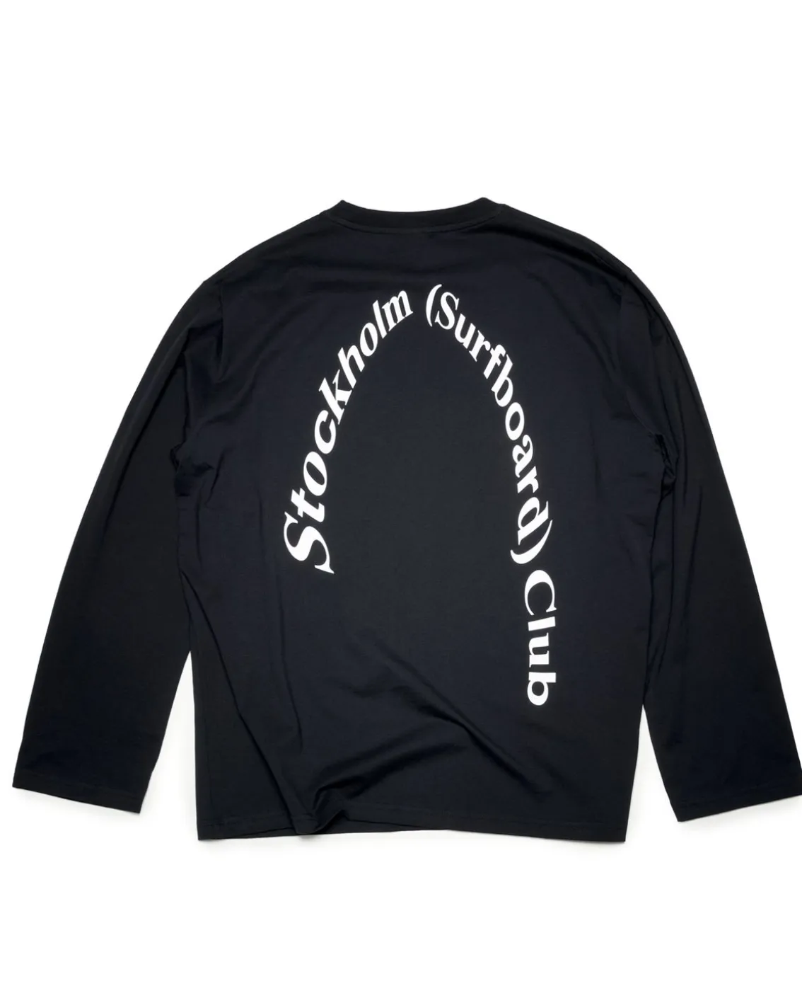 Stockholm Surfboard Club Greg Back Logo Long Sleeve Black