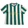 Stockholm Surfboard Club Box T-Shirt Stripe Green/White
