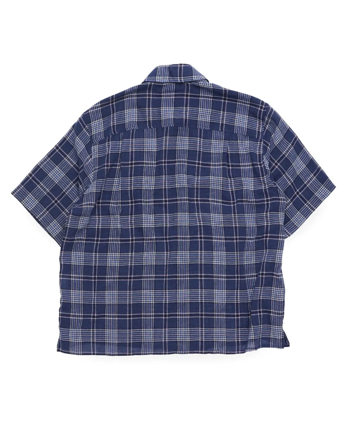 Stockholm Surfboard Club Jerry Short Sleeve Shirt Blue Check