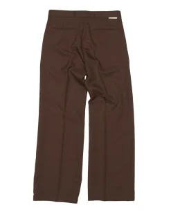 Stockholm Surfboard Club Sune Tailored Bootcut Trousers Brown