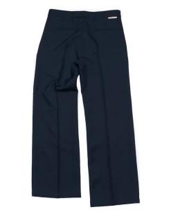 Stockholm Surfboard Club Sune Tailored Bootcut Trousers Navy