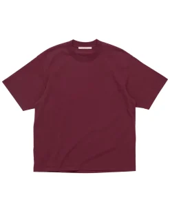 Stockholm Surfboard Club Regular Back Logo T-Shirt Maroon