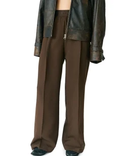 Stockholm Surfboard Club Elaine Relaxed Fit Trousers Brown