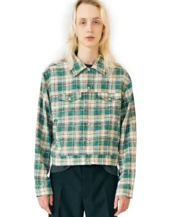 Stockholm Surfboard Club Terrence Jacket Green Check