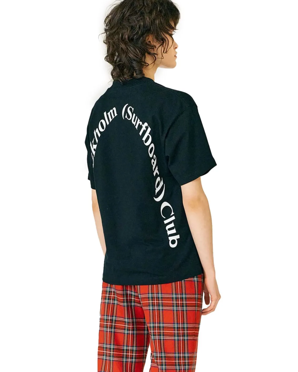 Stockholm Surfboard Club Regular Back Logo T-Shirt Black