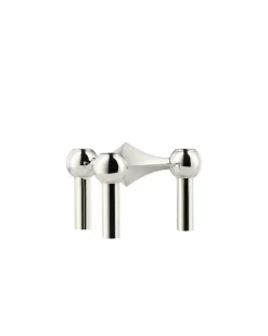 STOFF Nagel Candle Holder Chrome