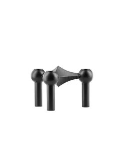 STOFF Nagel Candle Holder Black