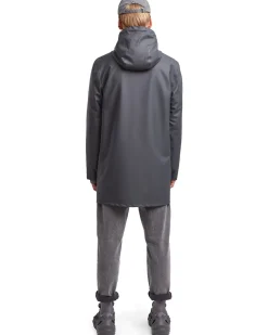 Stutterheim Stockholm Lightweight Raincoat Charcoal