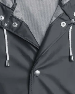 Stutterheim Stockholm Lightweight Raincoat Charcoal