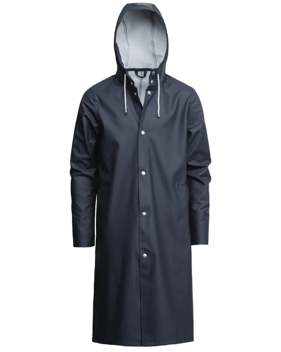Stutterheim Stockholm Long Raincoat Navy