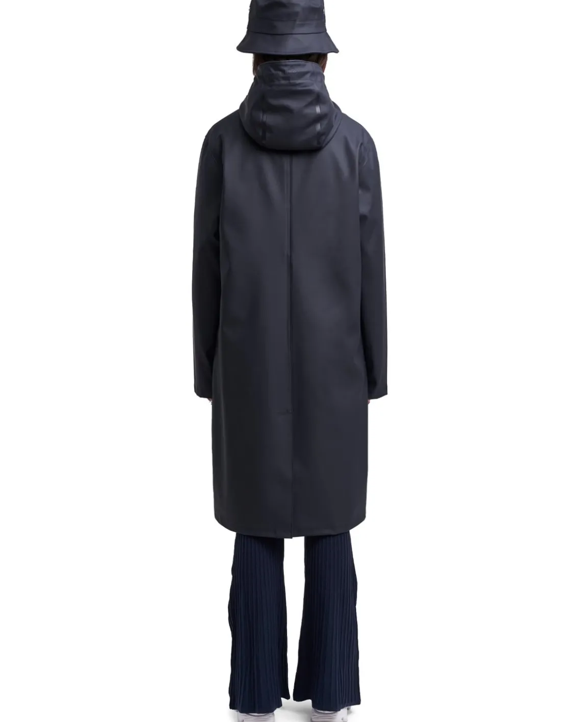 Stutterheim Stockholm Long Raincoat Navy