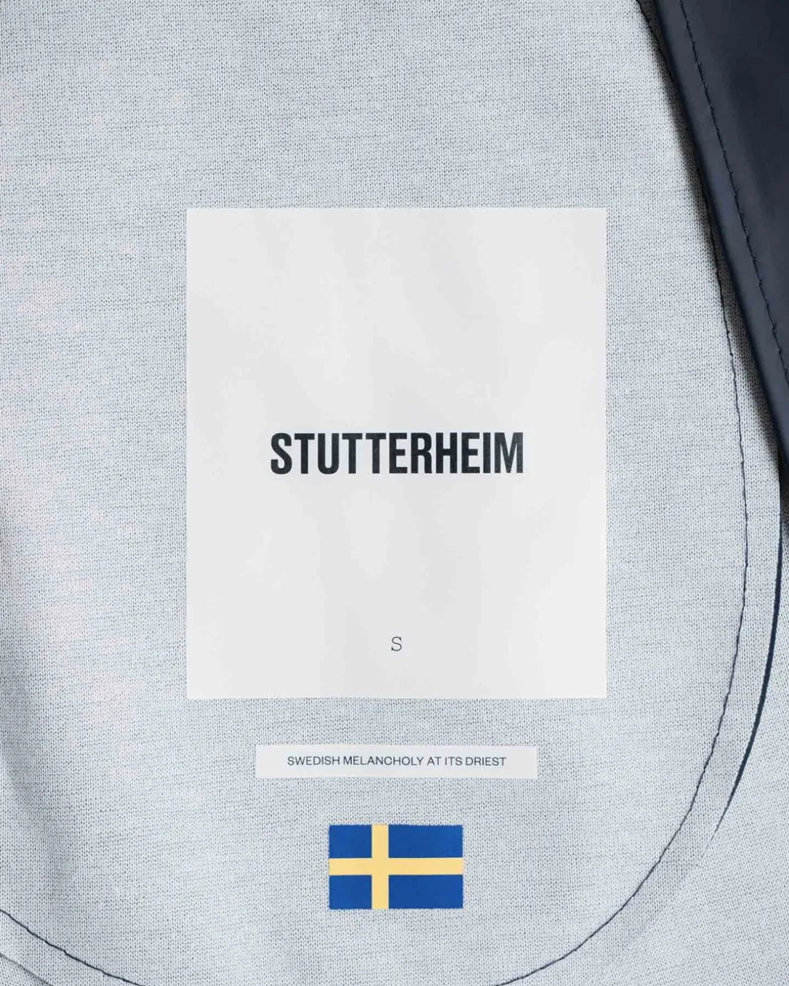 Stutterheim Stockholm Long Raincoat Navy