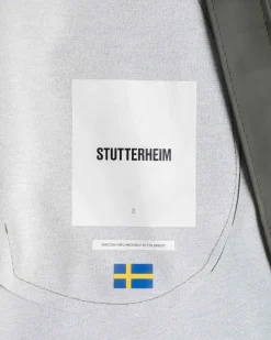 Stutterheim Stockholm Long Raincoat Green