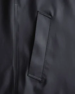 Stutterheim Stockholm Long Raincoat Black