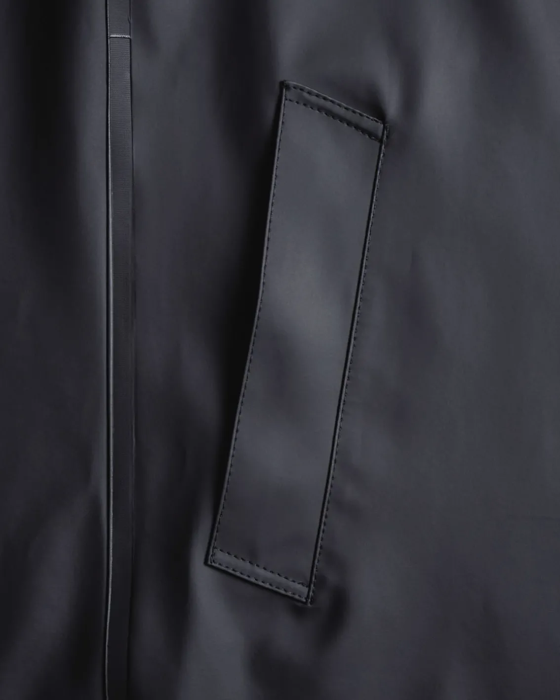Stutterheim Stockholm Long Raincoat Black