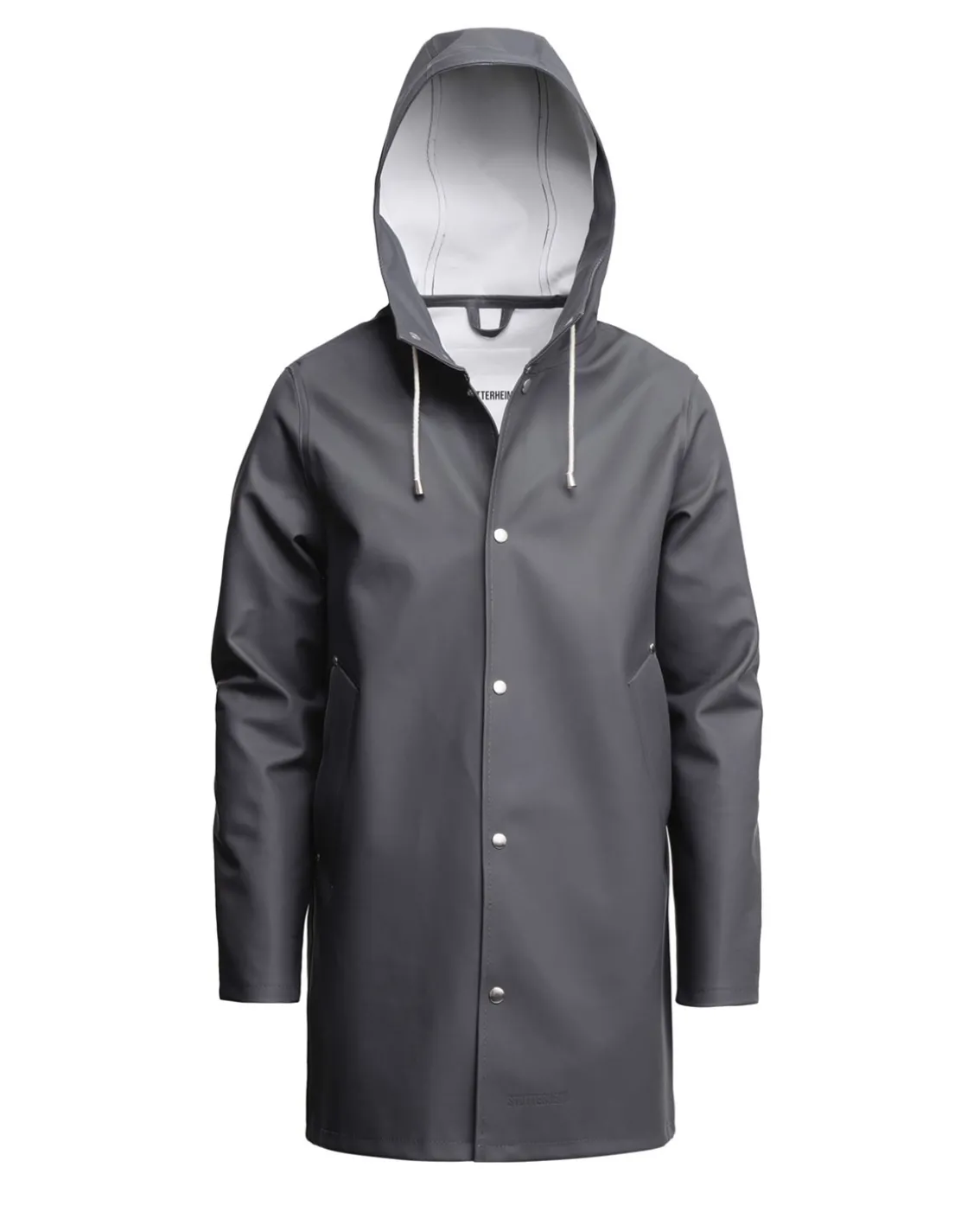 Stutterheim Stockholm Raincoat Charcoal