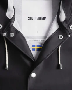 Stutterheim Stockholm Raincoat Black