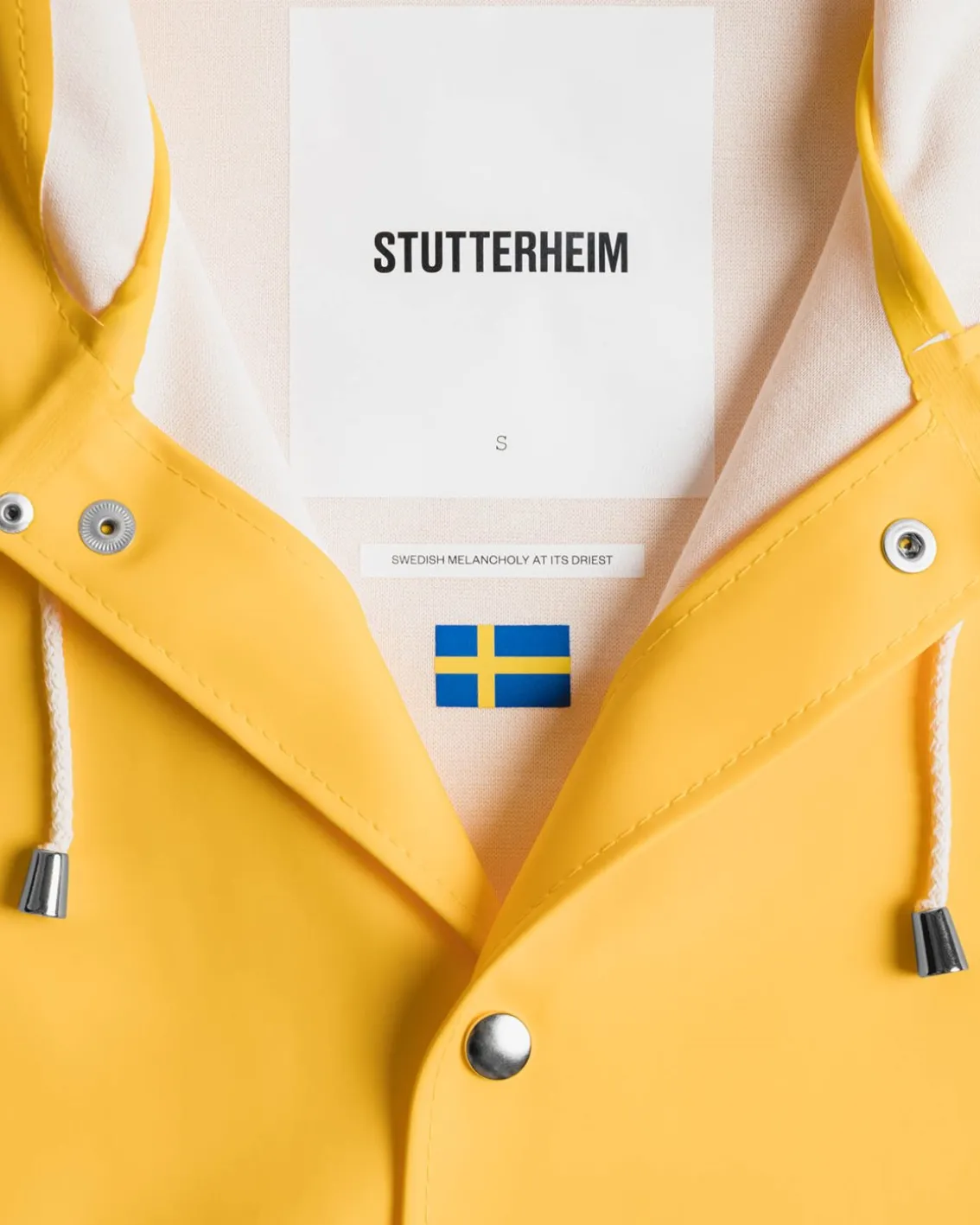 Stutterheim Stockholm Raincoat Yellow
