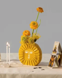 Sun Vase Yellow