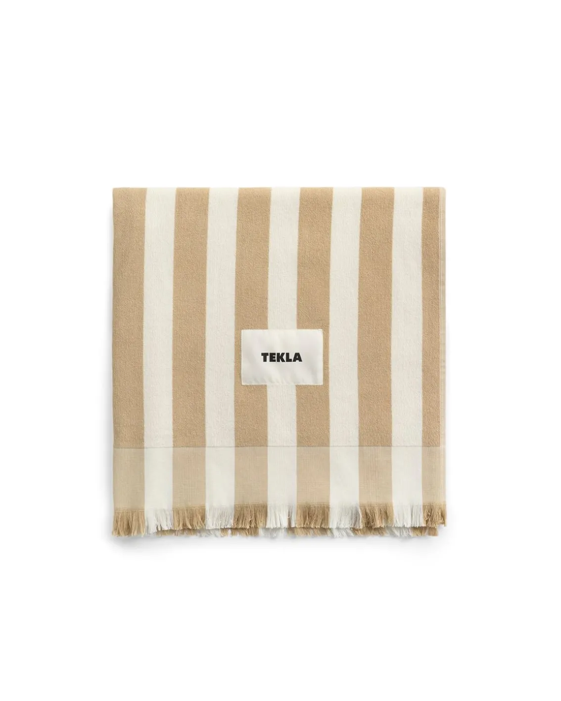 Tekla Beach Towel Almond Stripes