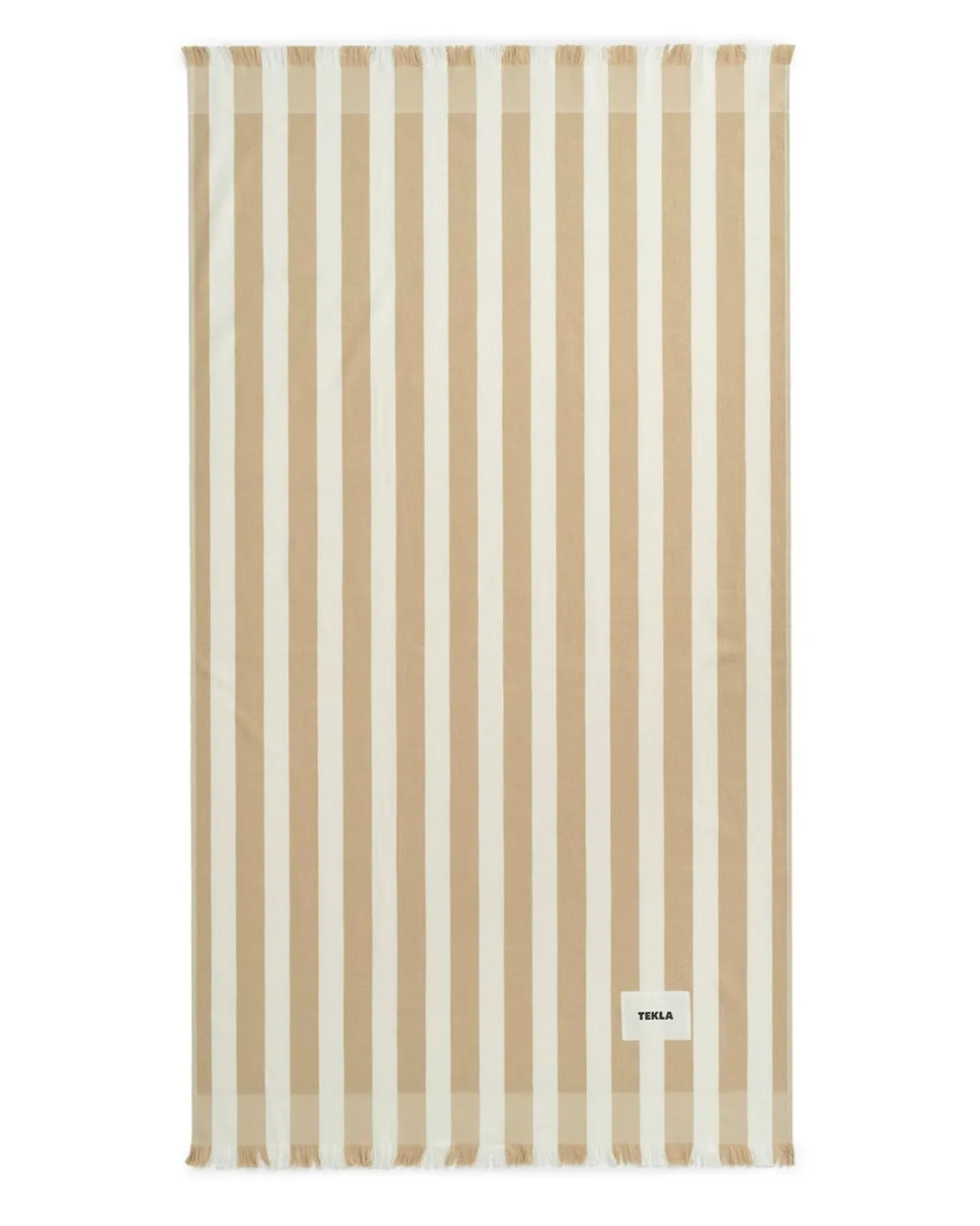 Tekla Beach Towel Almond Stripes
