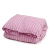Tekla Percale Duvet Cover Mallow Pink Stripes