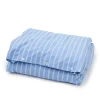 Tekla Percale Duvet Cover Island Blue Stripes