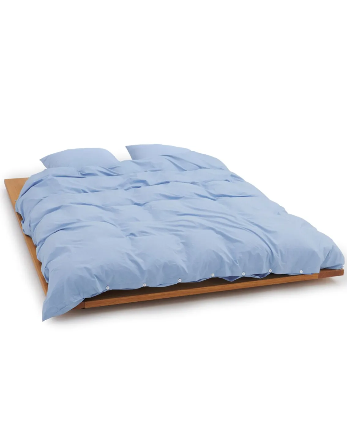 Tekla Percale Duvet Cover Island Blue