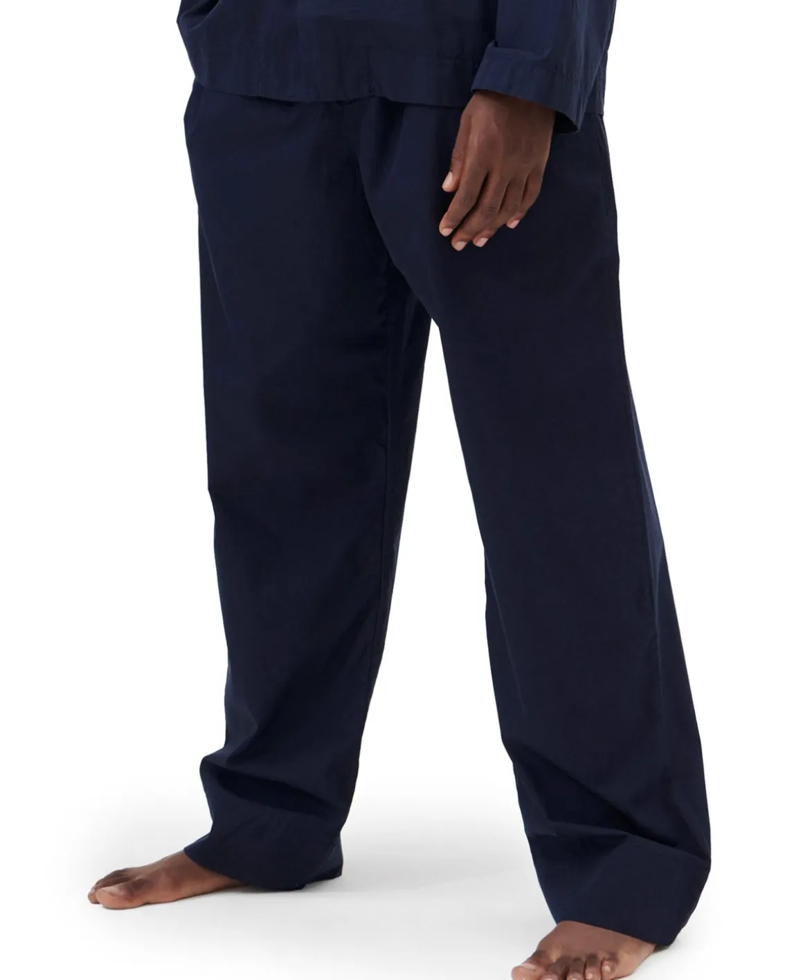 Tekla Poplin Pyjamas Pants True Navy