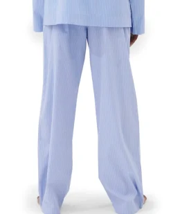 Tekla Poplin Pyjamas Pants Pin Stripe