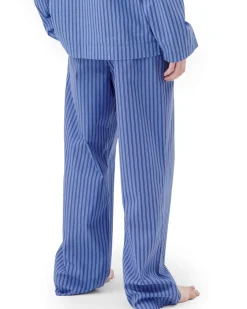 Tekla Poplin Pyjamas Pants Boro Stripes