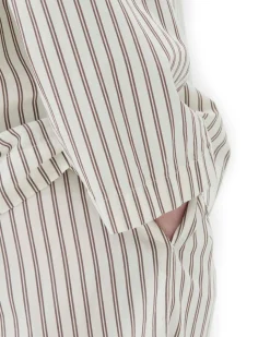Tekla Poplin Pyjamas Pants Hopper Stripes
