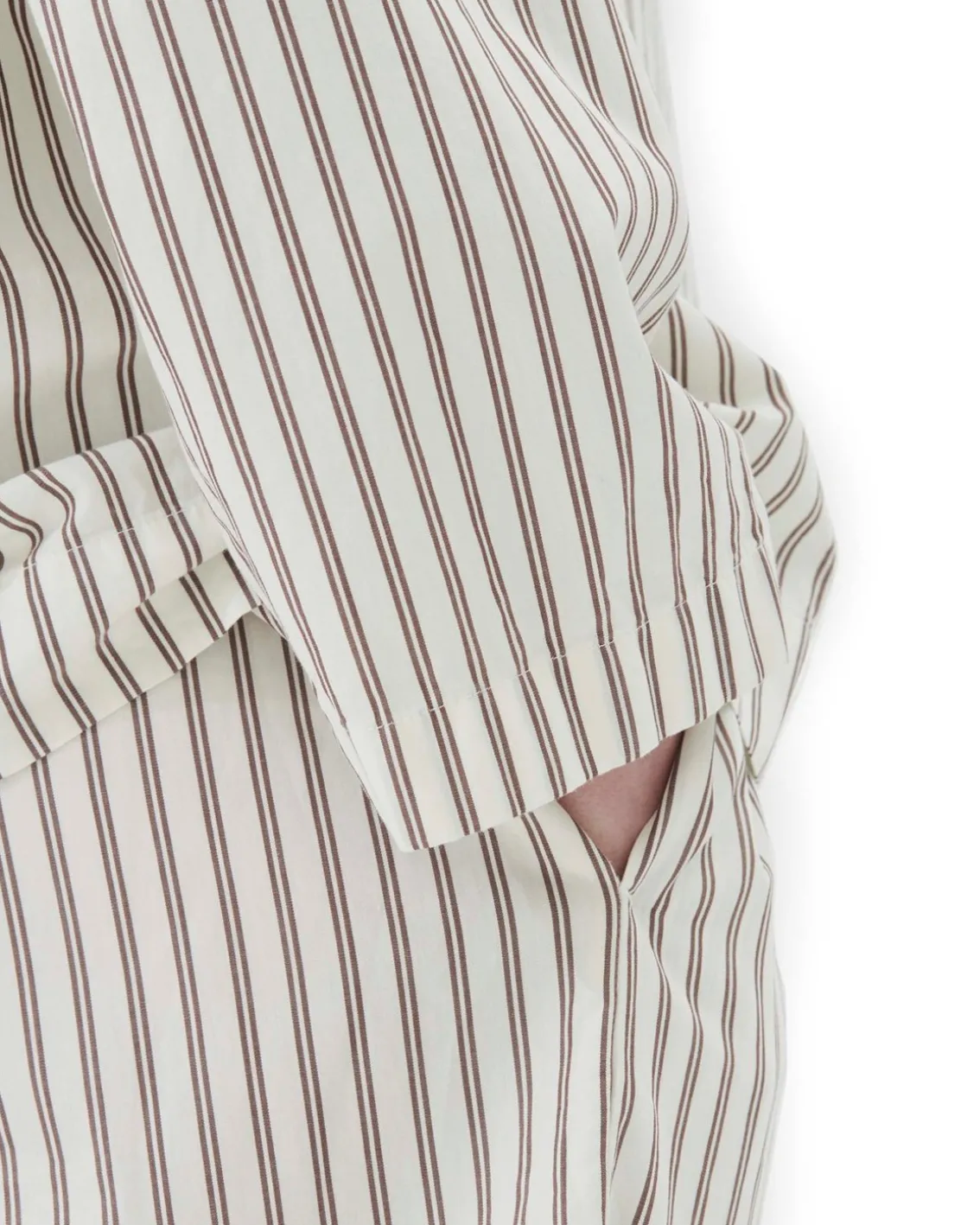 Tekla Poplin Pyjamas Pants Hopper Stripes