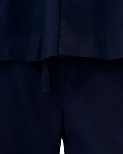 Tekla Poplin Pyjamas Pants True Navy