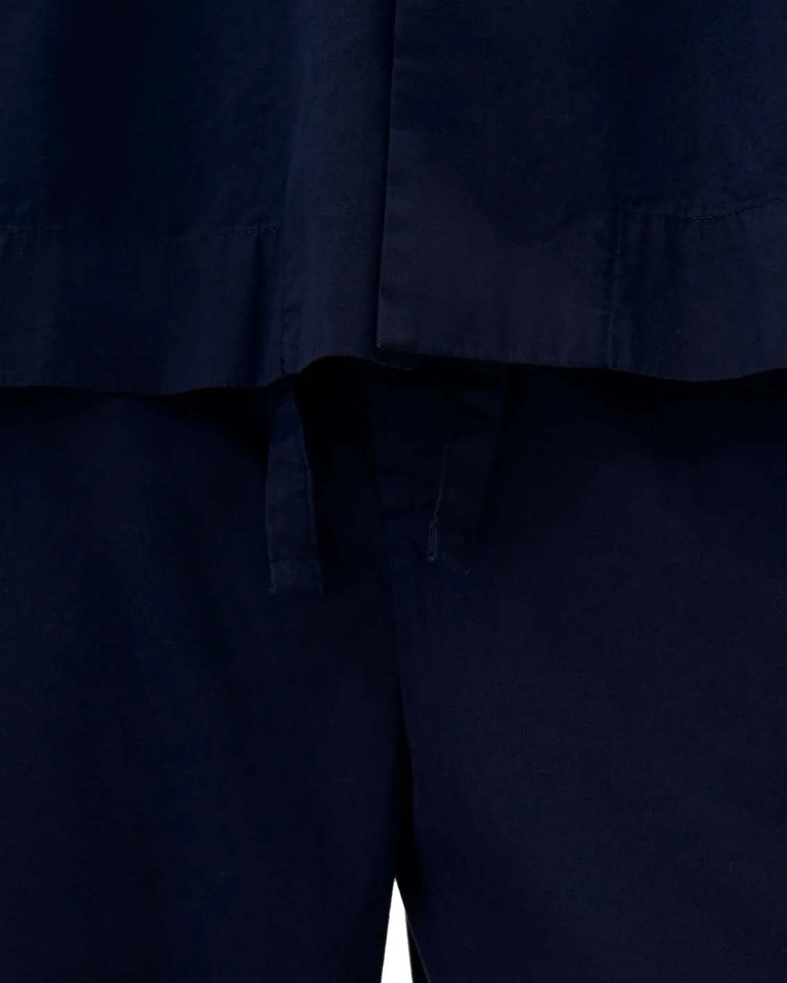 Tekla Poplin Pyjamas Pants True Navy