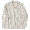 Tekla Poplin Pyjamas Shirt Hopper Stripes