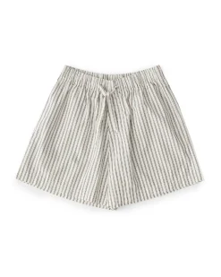 Tekla Poplin Pyjamas Shorts Hopper Stripes