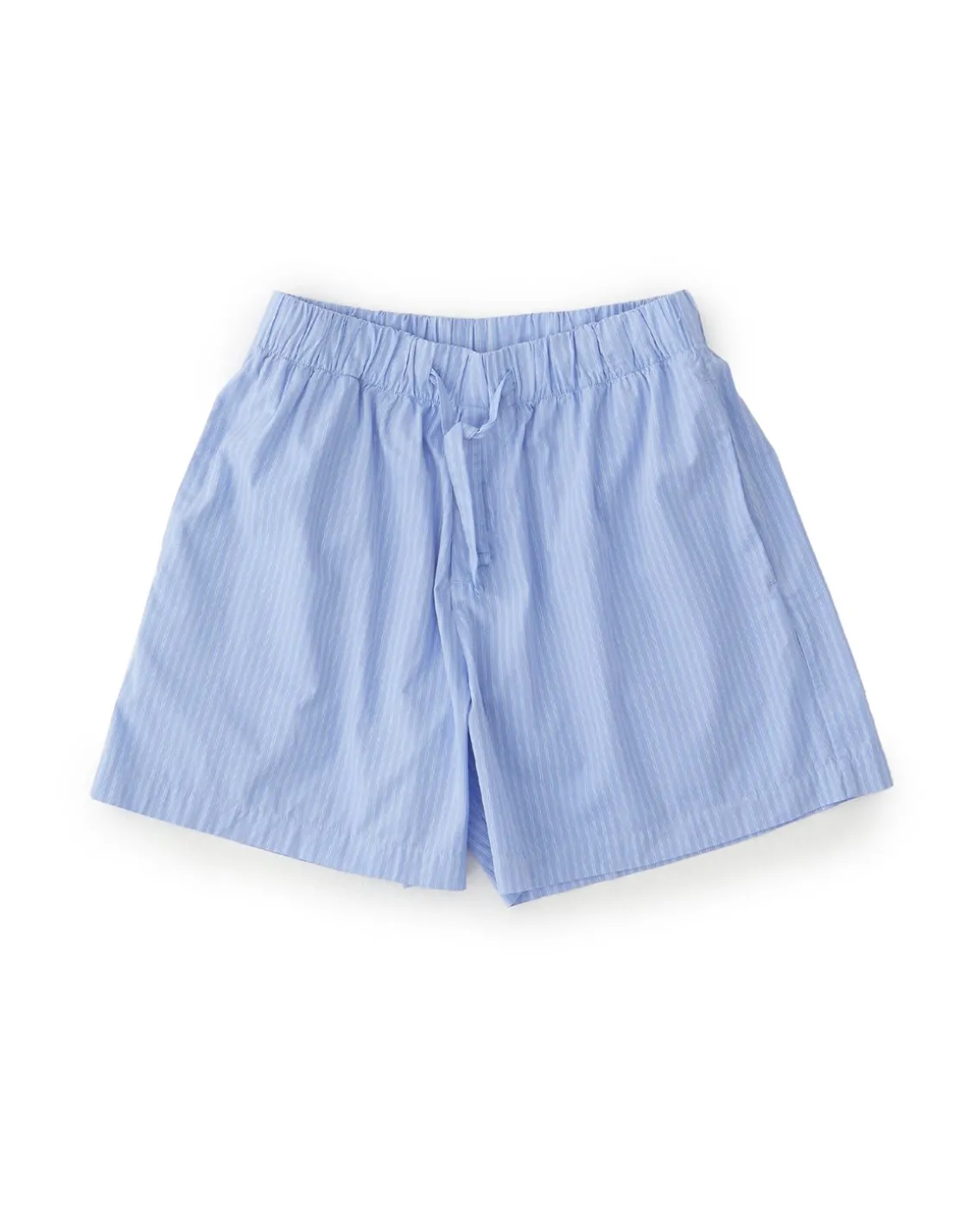 Tekla Poplin Pyjamas Shorts Pin Stripes