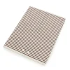 Tekla Terry Bath Mat Kodiak Stripes