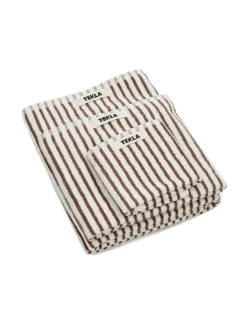 Tekla Terry Towel Kodiak Stripes