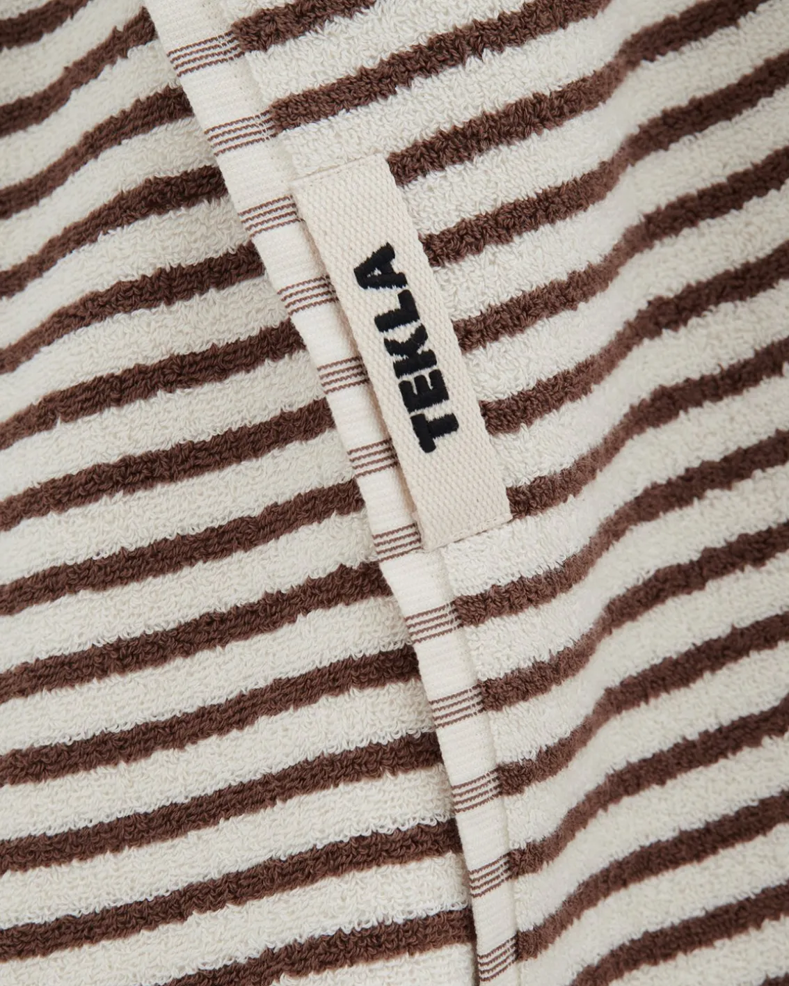 Tekla Terry Towel Kodiak Stripes