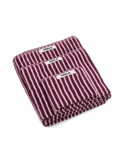 Tekla Terry Towel Red and Rose