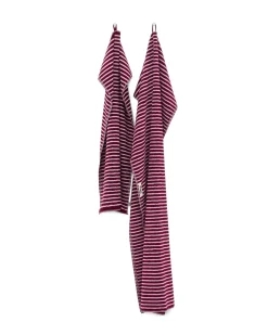 Tekla Terry Towel Red and Rose