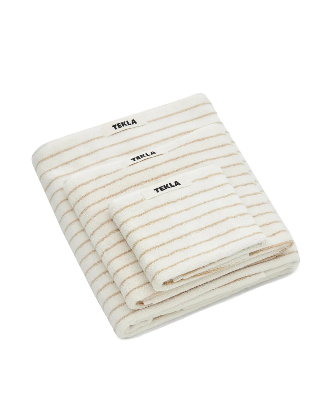 Tekla Terry Towel Sienna Stripes